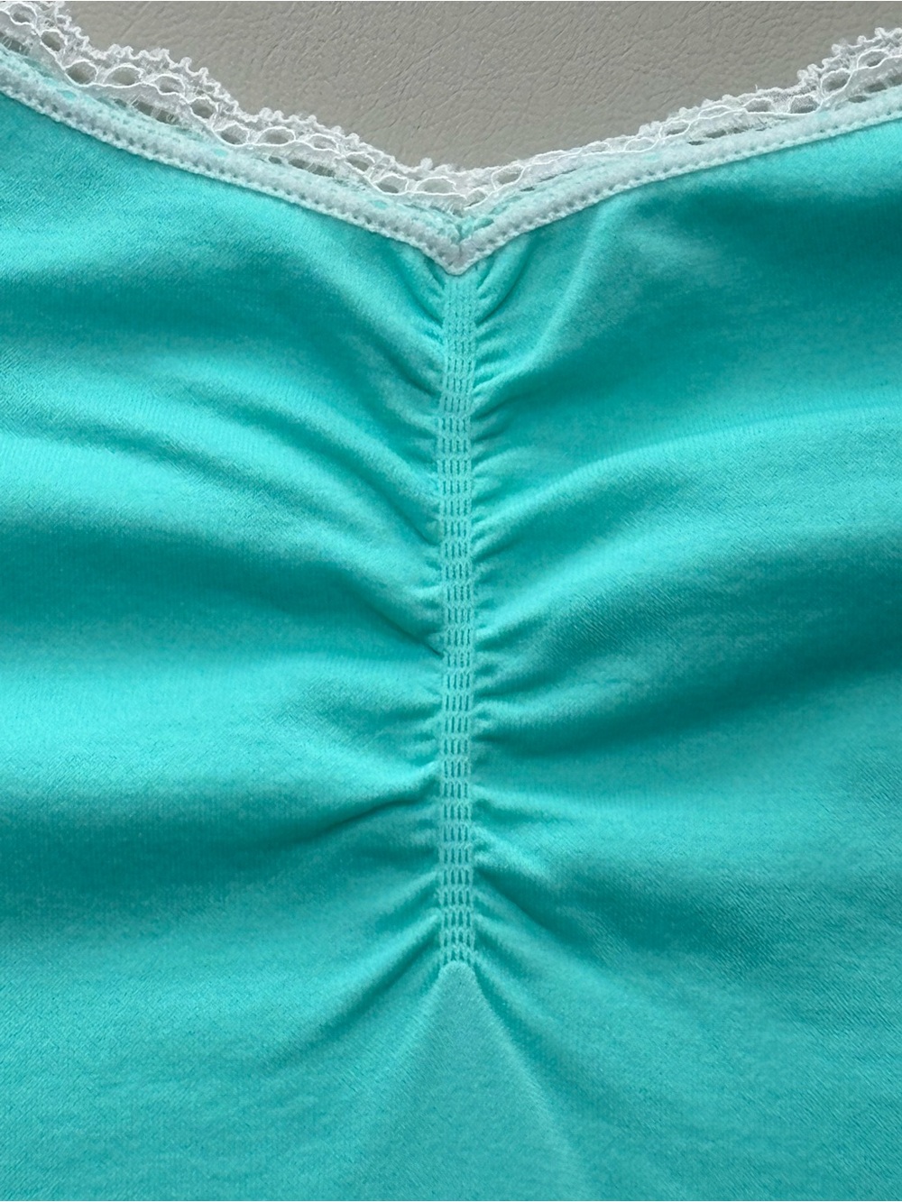 Victoria's Secret Mint Lace-Trim Cami - Picture 8 of 13
